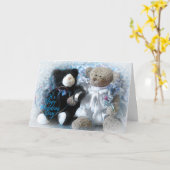 Het Boeket van het huwelijk van Beer Kaart (Gele Bloem)