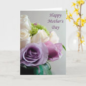 Het Boeket van het moederdag Kaart (Gele Bloem)