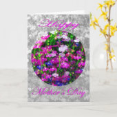 Het Boeket van het moederdag met zwart-wit Kaart (Gele Bloem)