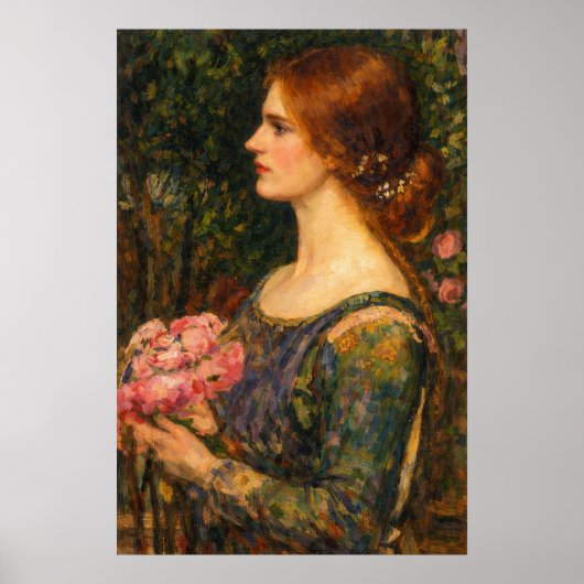 Het Boeket van John William Waterhouse Poster (Voorkant)