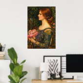 Het Boeket van John William Waterhouse Poster (Thuiskantoor)