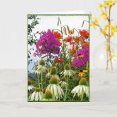 Het Boeket van Wildflower Kaart (Gele Bloem)