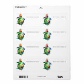 Het Boekplaat van de Kosmische Kleurenbrenger Etiket (Full Sheet)