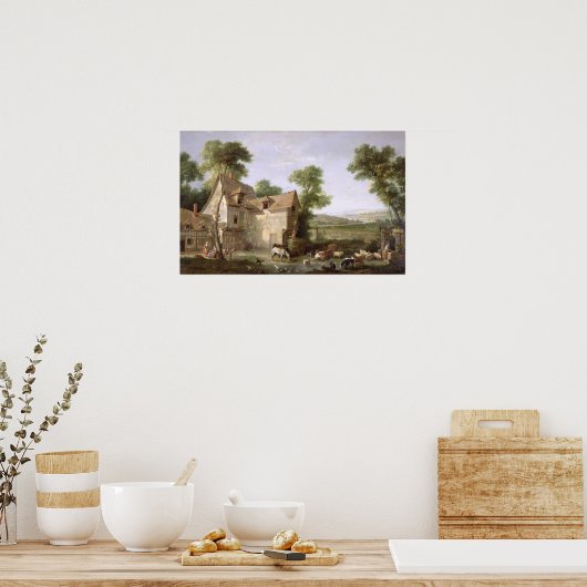 Het Boerderij, 1750 Poster (Keuken)