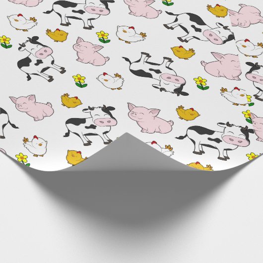 Het Boerderij Cadeaupapier (Hoek)