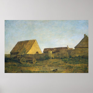 Het Boerderij - Charles-François Daubigny Fine Art Poster