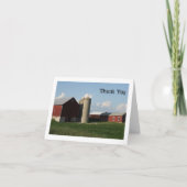 Het boerderij dankt u Lege Kaart (Voorkant)