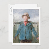 Het Boerderij-Hand, 19e eeuw (w/c en lichaam) Briefkaart (Voorkant / Achterkant)