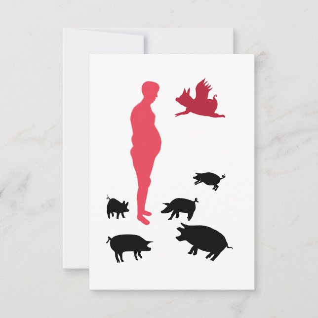 Het Boerderij Happy Meal Vegeterian Briefkaart (Voorkant)