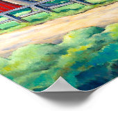 Het Boerderij Kenjiro Nomura 1934 Rustic Art Poster (Hoek)