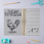 Het Boerderij Ticketpapier Tissuepapier (Craft)