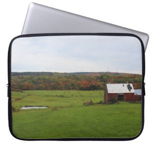 Het Boerderij van de herfst Laptop Sleeve