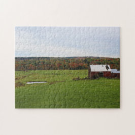 Het Boerderij van de herfst Legpuzzel