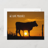 Het Boerderij van de klap Verandering van Adres he Briefkaart (Voorkant / Achterkant)