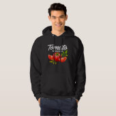 Het Boerderij van de tuintuintuinbouw van tomaten Hoodie (Voorkant volledig)