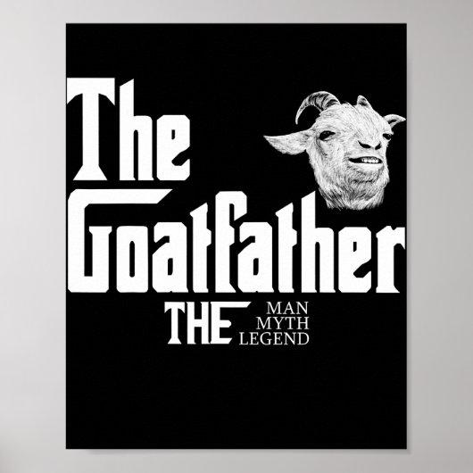 Het Boerderij van Goatfather Dier voor Boeren Ranc Poster (Voorkant)