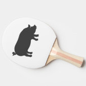 Het boerderij van het varken silhouet - kies achte tafeltennisbatje (Zijkant)