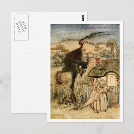 Het Bogey Beast Briefkaart (Voorkant / Achterkant)