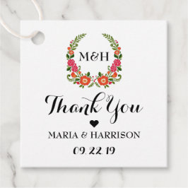 Het Bohemian Summer Wedding Collectie Bedankjes Labels