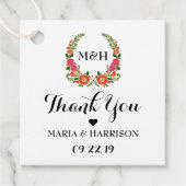 Het Bohemian Summer Wedding Collectie Bedankjes Labels (Voorkant)