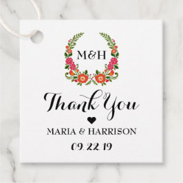 Het Bohemian Summer Wedding Collectie Bedankjes Labels