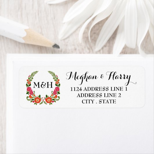 Het Bohemian Summer Wedding Collectie Etiket (Insitu)