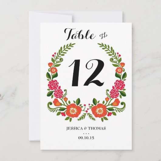 Het Bohemian Summer Wedding Collectie Kaart (Achterkant)