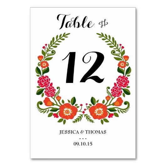 Het Bohemian Summer Wedding Collectie Kaart (Voorkant)