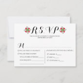 Het Bohemian Summer Wedding Collectie Kaart (Achterkant)