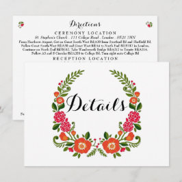 Het Bohemian Summer Wedding Collectie Kaart