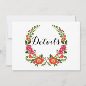 Het Bohemian Summer Wedding Collectie Kaart (Voorkant)