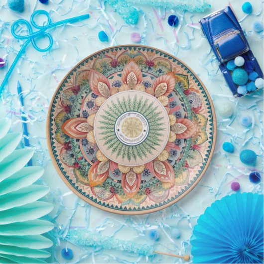 Het Boho servies debat: Melamine Paper Borden Papieren Bordje (Feest)