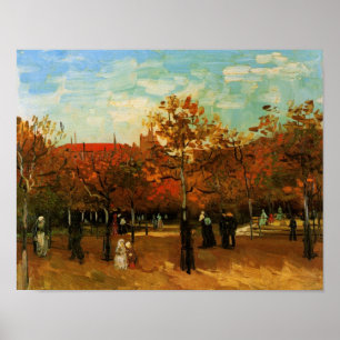 Het Bois de Boulogne van Van Gogh, Poster