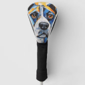 Het Bokser Hond Portret 004 - Sable Gabriel Golfheadcover (Voorkant)