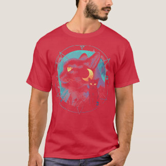 Het bokskat wordt geduwd t-shirt