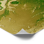 Het Boliviaanse Amazonegebied Poster (Hoek)