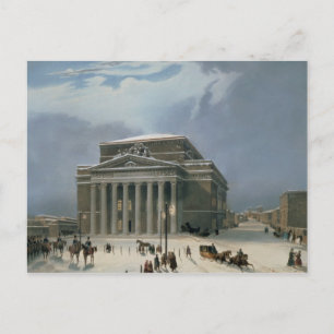 Het Bolshoi-theater in Moskou Briefkaart