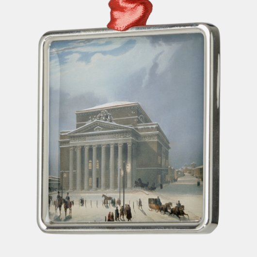 Het Bolshoi-theater in Moskou Metalen Ornament (Links)