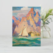 Het Bonadventure van Newell Convers Wyeth Bedankkaart (Staand voorkant)