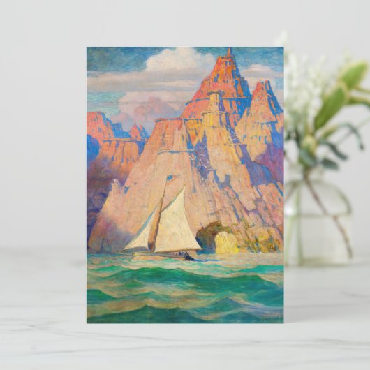 Het Bonadventure van Newell Convers Wyeth Bedankkaart (Staand voorkant)