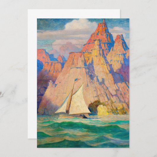 Het Bonadventure van Newell Convers Wyeth Bedankkaart (Voorkant / Achterkant)