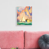 Het Bonadventure van Newell Convers Wyeth Canvas Afdruk (Insitu (Woonkamer))