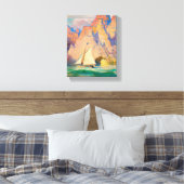 Het Bonadventure van Newell Convers Wyeth Canvas Afdruk (Insitu (Slaapkamer))