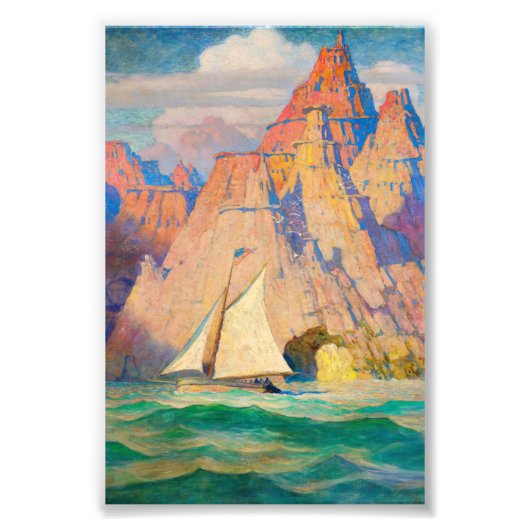Het Bonadventure van Newell Convers Wyeth Foto Afdruk (Voorkant)