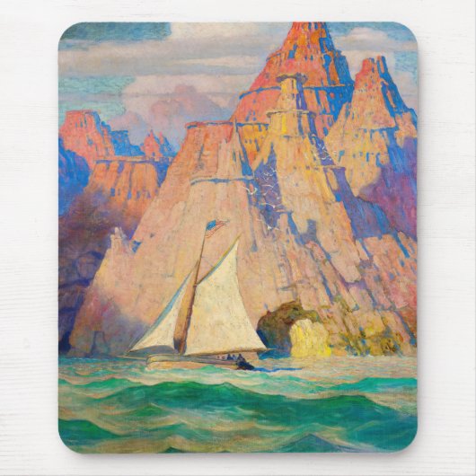 Het Bonadventure van Newell Convers Wyeth Muismat (Voorkant)