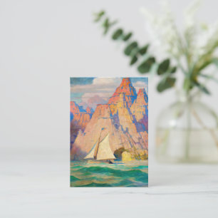 Het Bonadventure van Newell Convers Wyeth Notitiekaartje