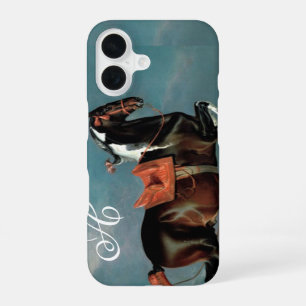 Het Bont Paard "Cehero" Steigerend Monogram iPhone 16 Hoesje