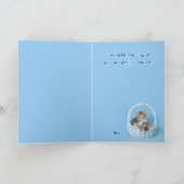 Het bont piept Belang Twee het tweeling Vechten Feestdagen Kaart (Binnen)