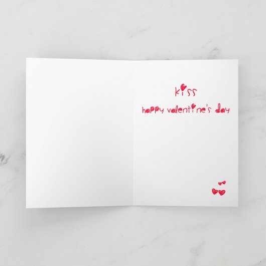 Het bont van Pawsing een Puppy Valentijn van de Feestdagen Kaart (Binnen)