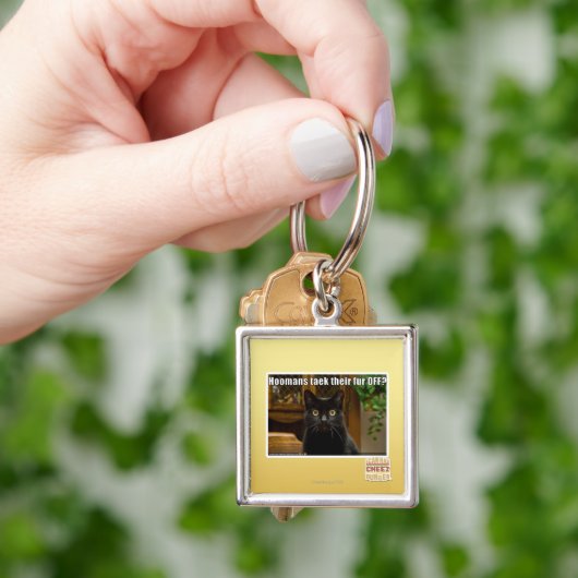 Het bont van Taek van Hoomans daar WEG? Sleutelhanger (Hand)